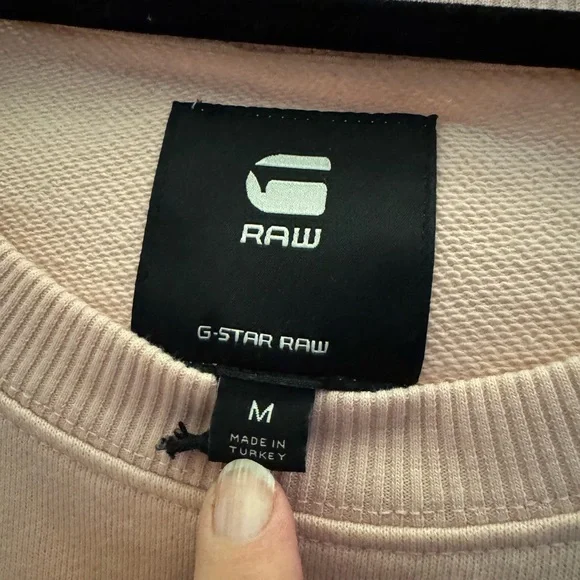 NWT G-Star Premium Core Crewneck in Pink - Picture 5 of 7